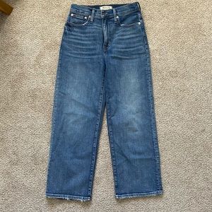 Madewell Slim Wide Leg Crop Jeans